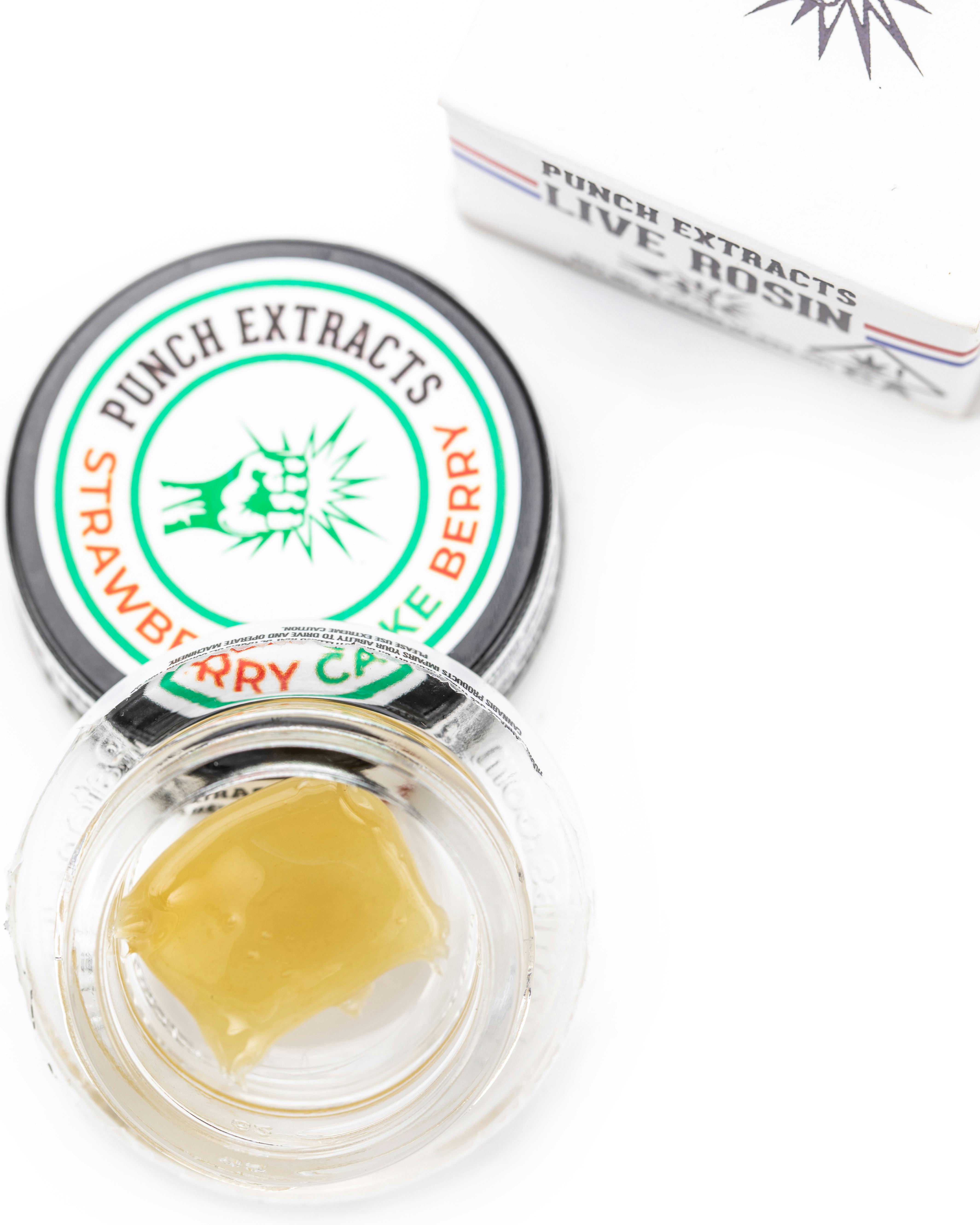Punch Live Rosin Strawberry Cake Berry Tier 4 Punch Edibles & Extracts