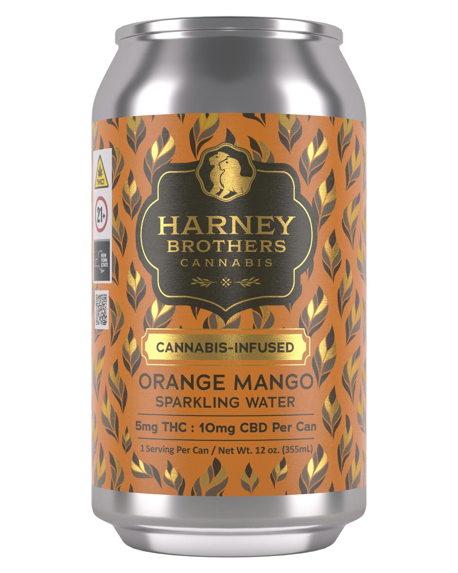Orange Mango Sparkling Water 12oz Can