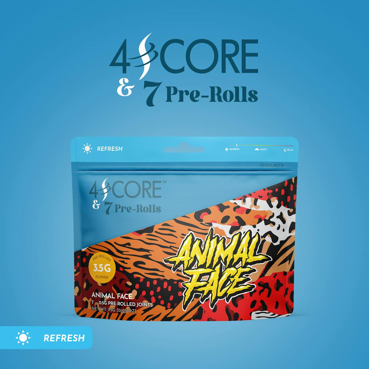 4SCORE and 7 Pre-Rolls - Animal Face
