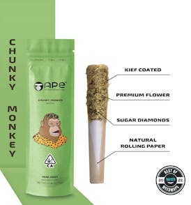 CHUNKY MONKEY — Mini Joint Infused + Kief (0.5g)