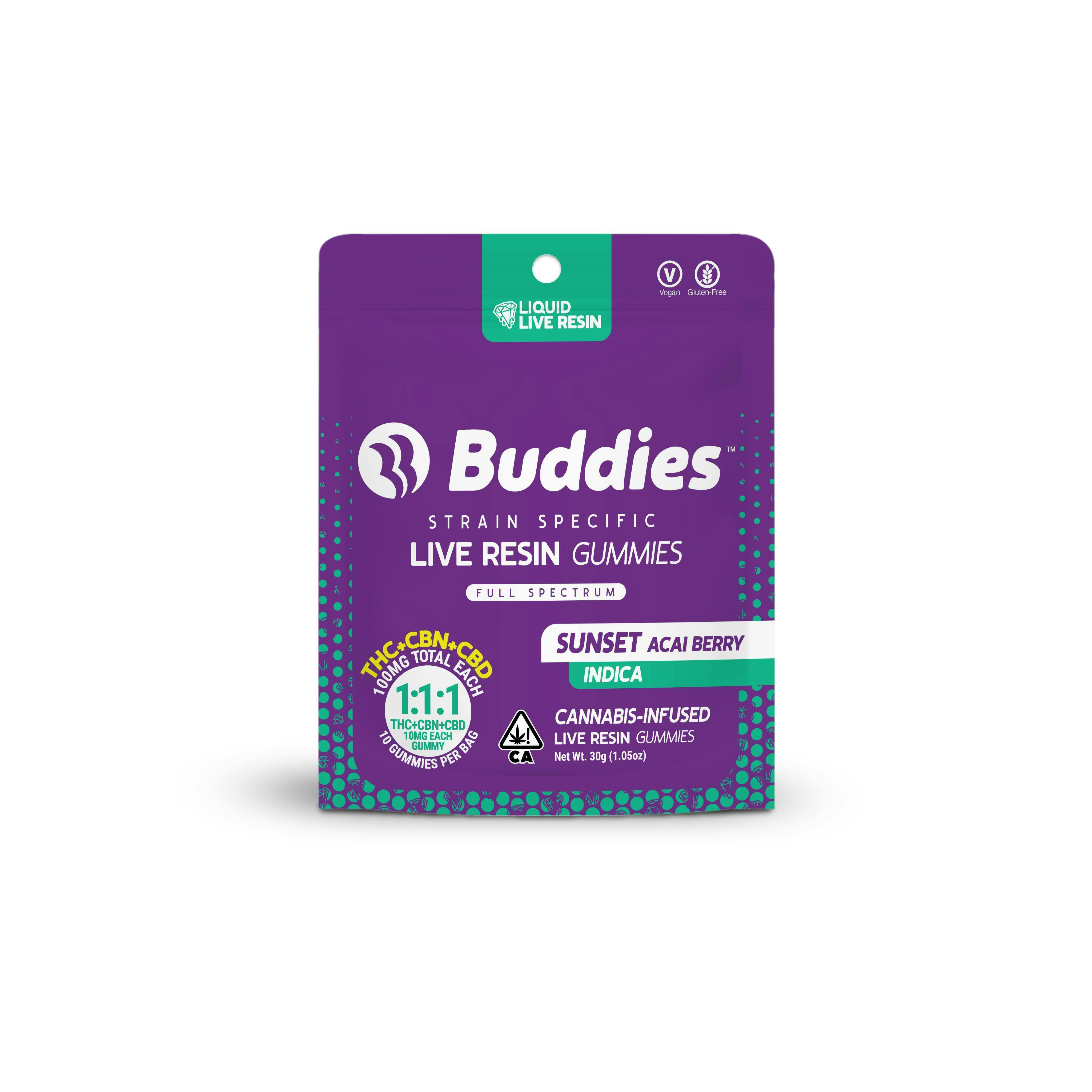 Buddies Brand — Sunset Acai Berry