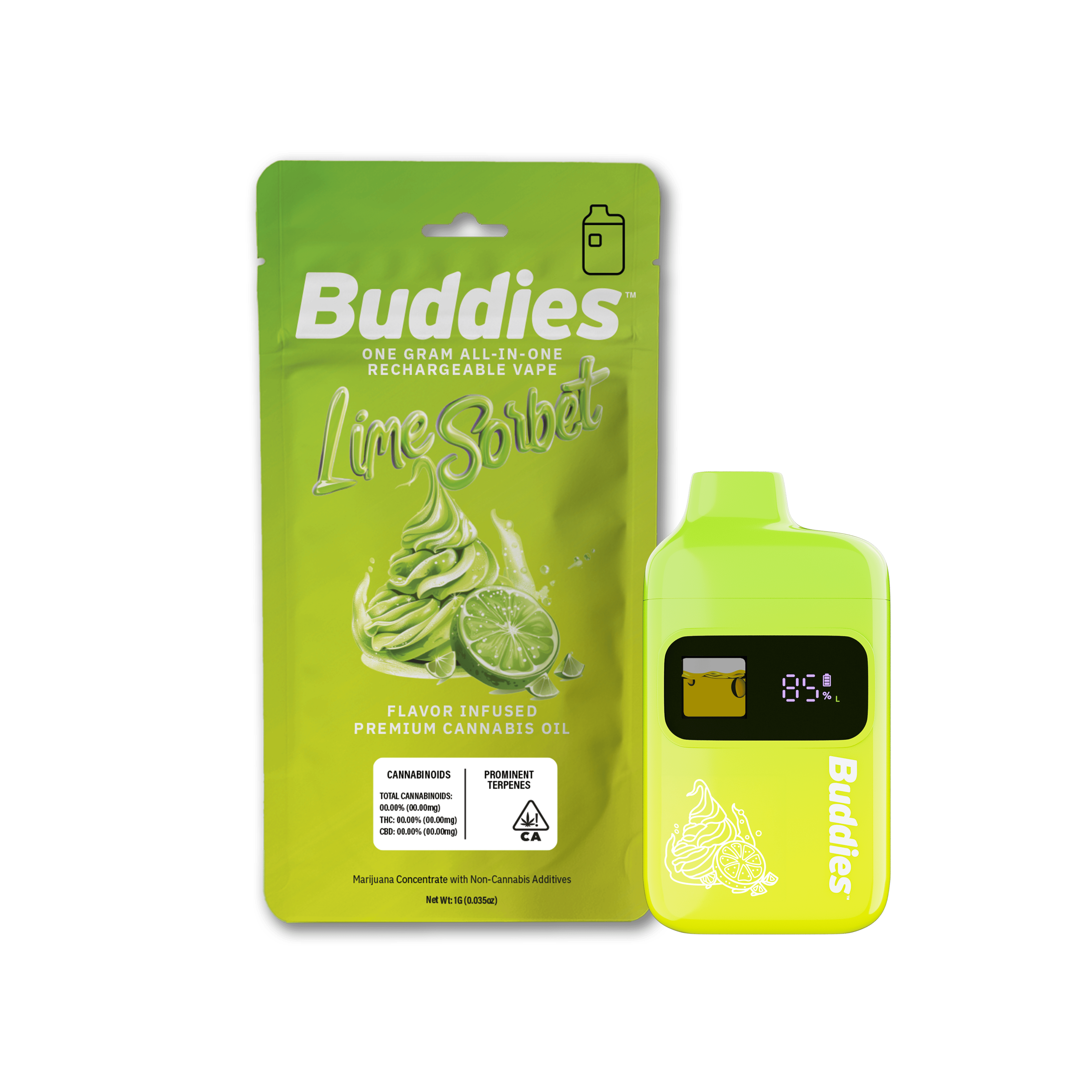 Buddies Brand: Lime Sorbet