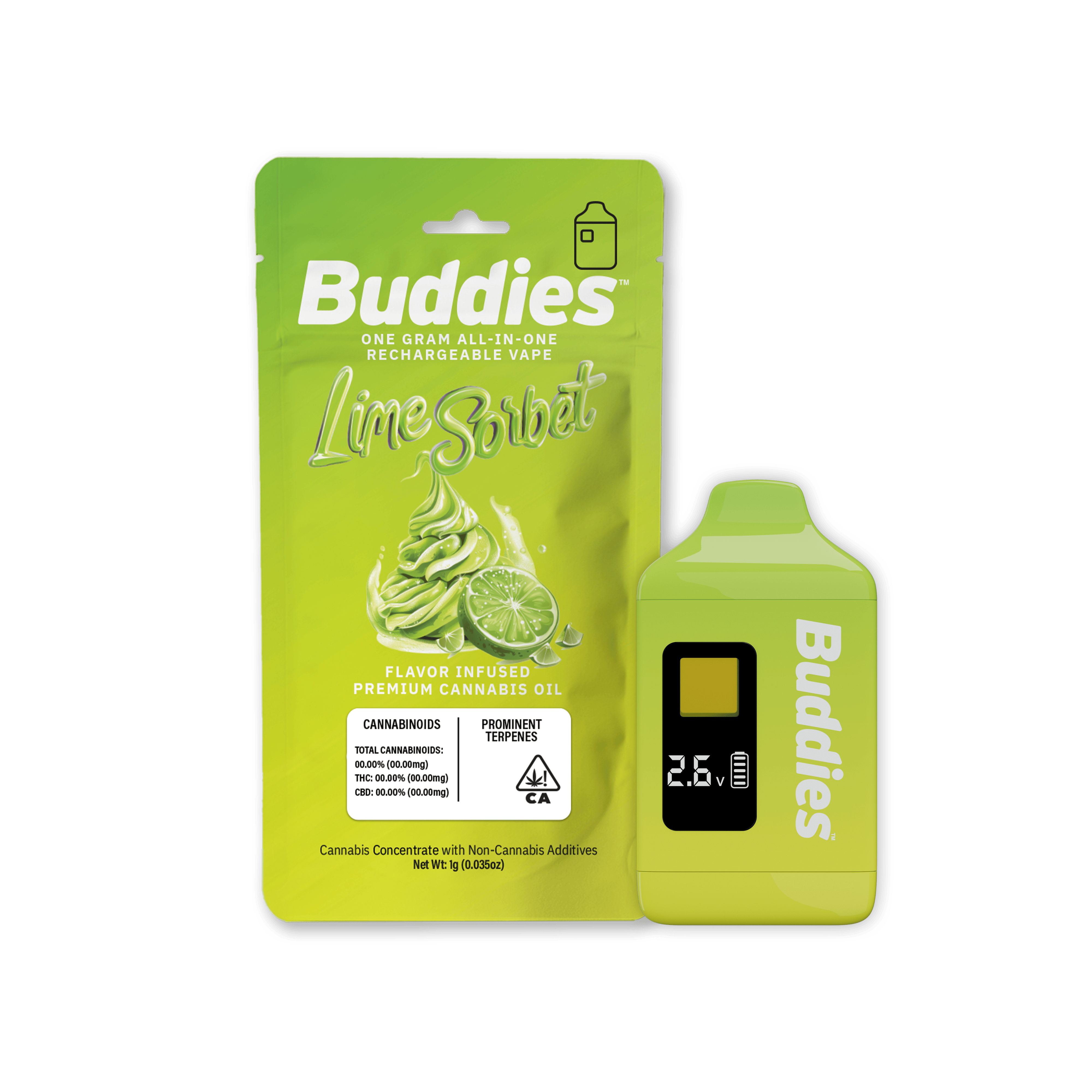 Buddies Brand: Lime Sorbet