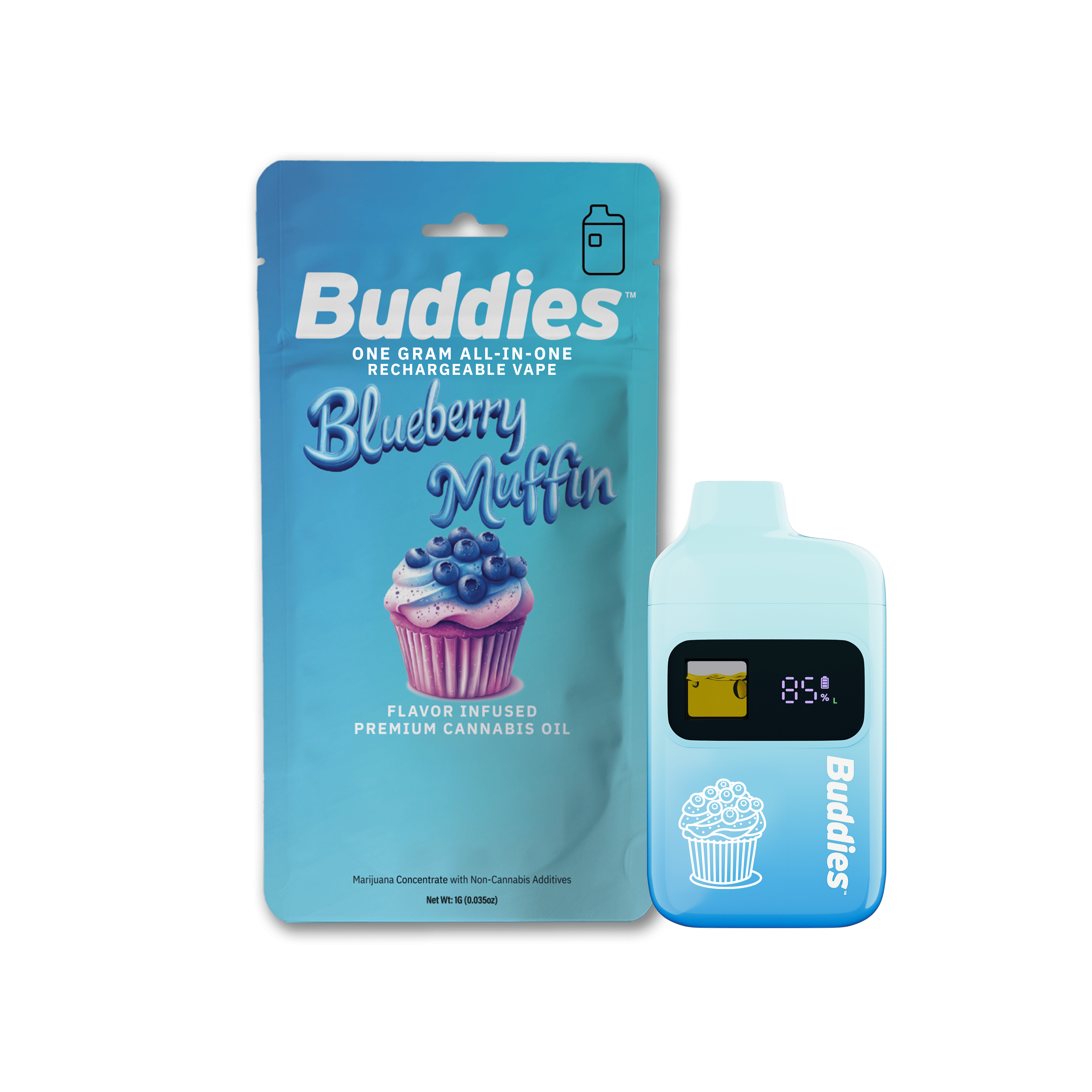 Buddies Brand: Blueberry Muffin