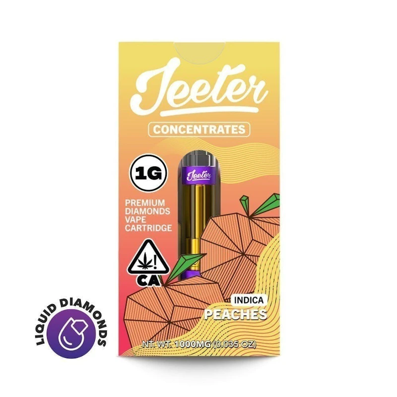 Jeeter Peaches · Premium Diamonds Cartridge · 1g, Cartridges