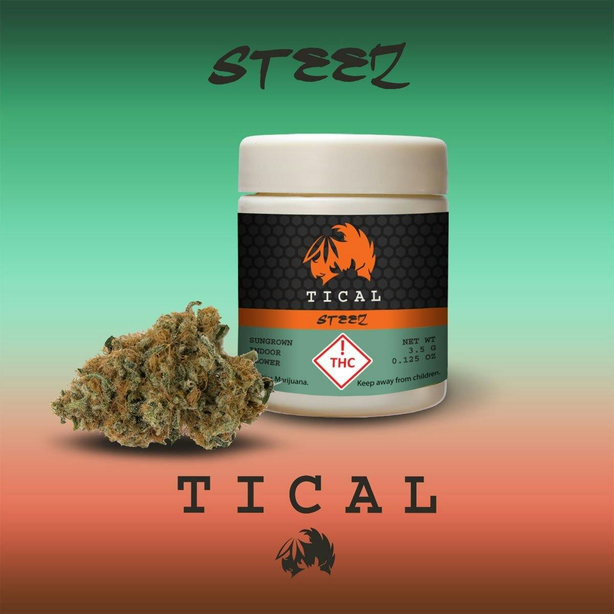 TICAL Steez Eighth Flower (3.5G)
