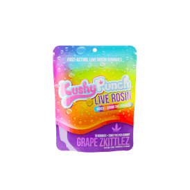 Kushy Punch - Grape Z Live Rosin GUMMIES 200MG