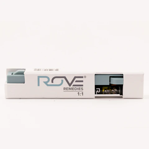 Rove Remedies All-In-One Disposable · 1:1 Strawnana · 0.35g - AZ, CBD : THC