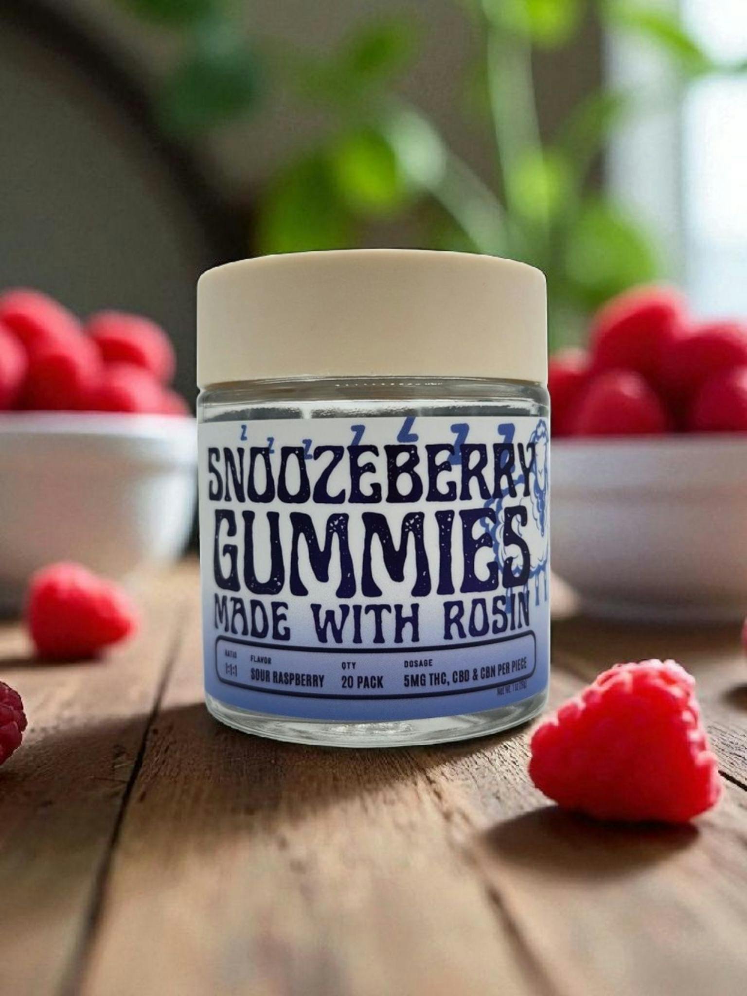 Snoozeberry Rosin Gummies 100mg by Highly Rooted