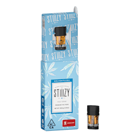 Vape Cartridge - LEMON DROP .5G Solventless Live Rosin Pod - STIIIZY