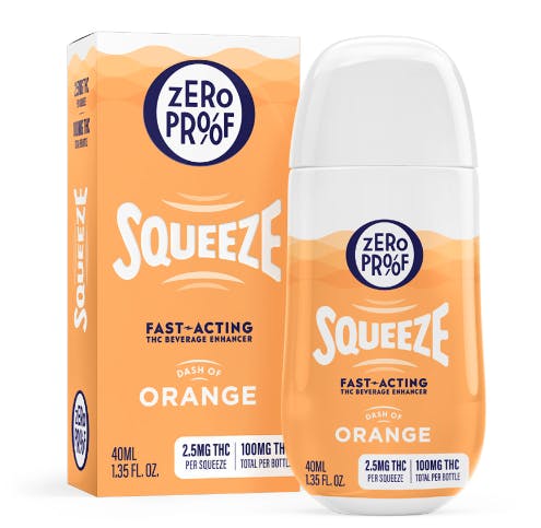 Zero Proof Squeeze Dash of Orange 100mg