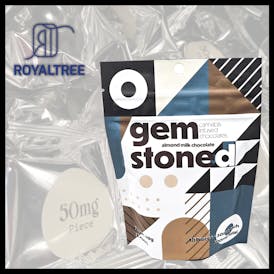 Gem Stoned Milk Chocolate with Almonds - 500mg