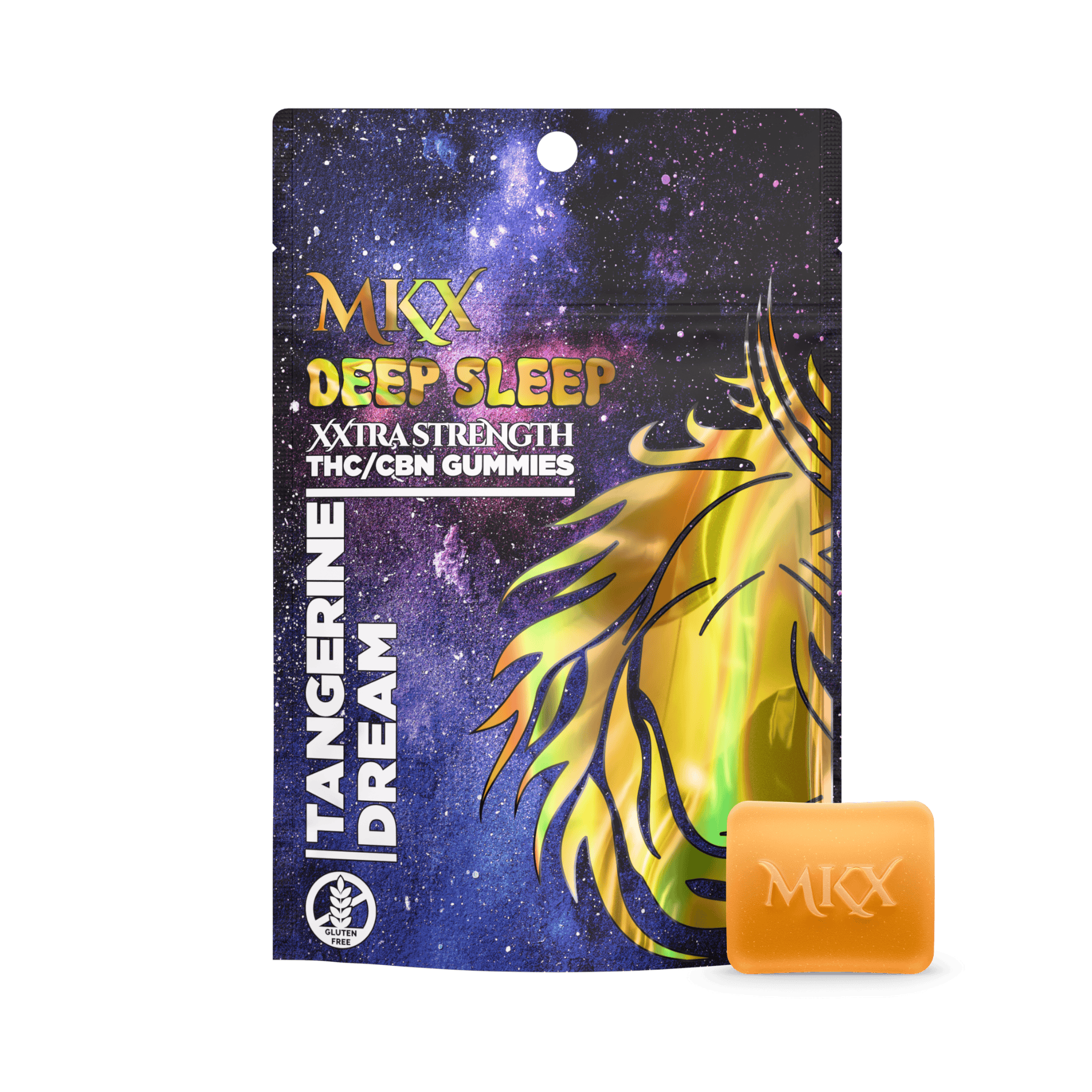 Deep Sleep | Tangerine Dream 4:1 THC:CBN Gummies | 200mg | 10ct | 20mg/ea