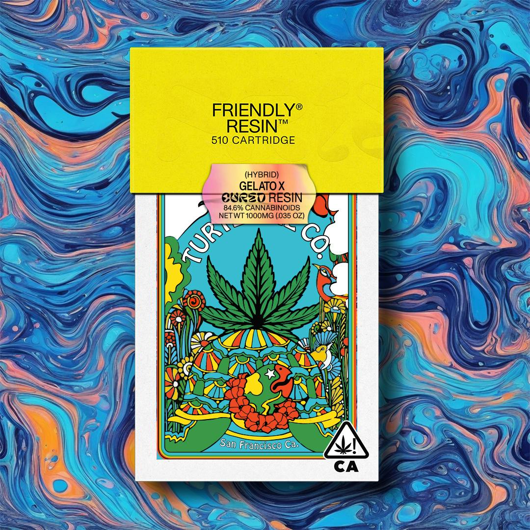 Friendly Brand x Turtle Pie - Gelato X - Hybrid - 1g Cured