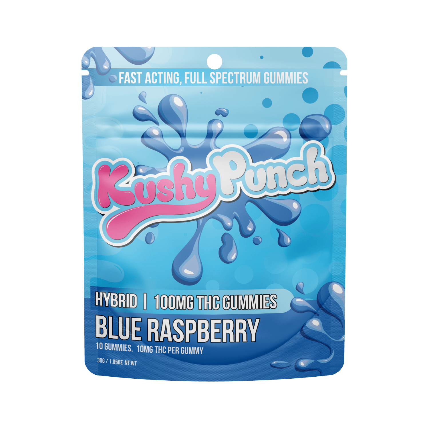 Kushy Punch: Blue Raspberry Individual