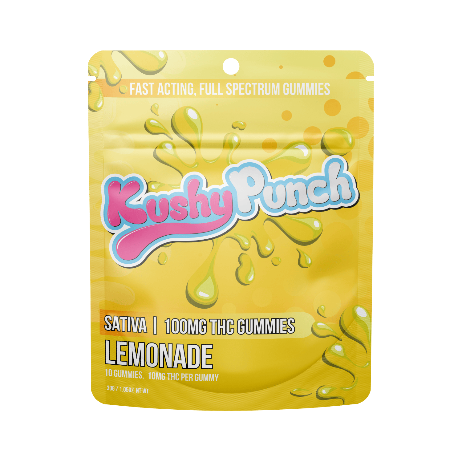 Lemonade Individual Gummies | 100mg | 10ct | 10mg/ea
