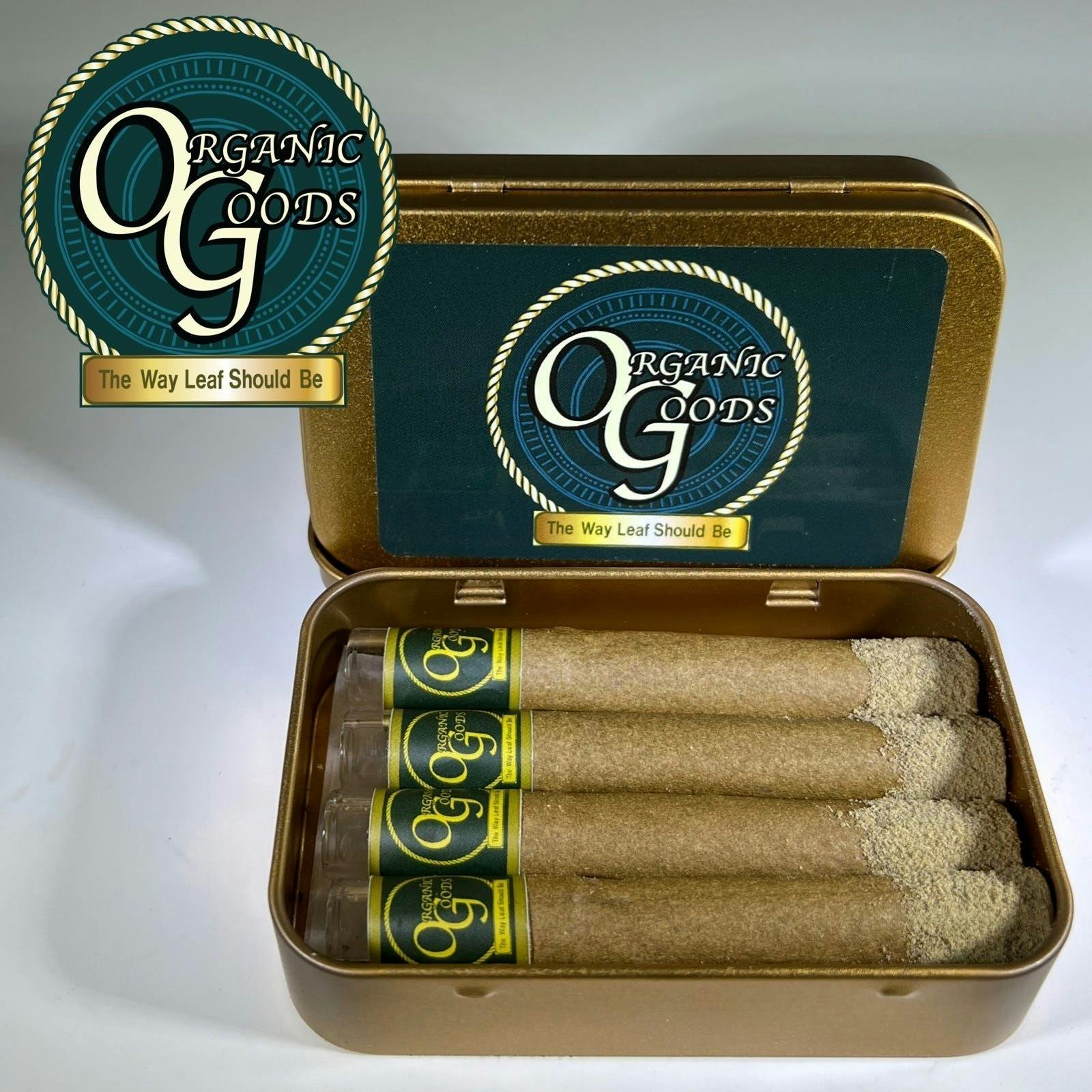 Organic Goods TF Mini Blunts Dipped in Badder & Kief Funky Pineapple 6.