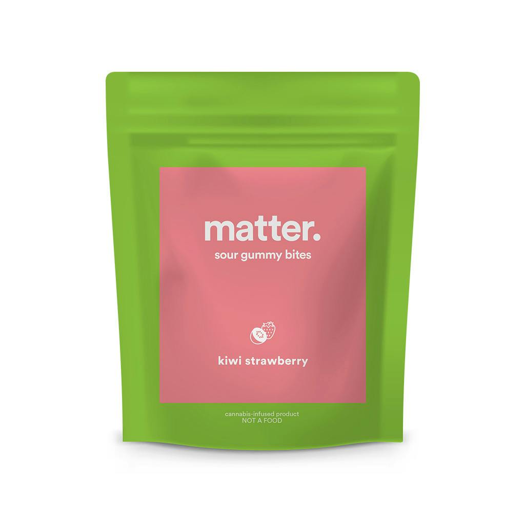 Kiwi Strawberry Gummy Bites 1:1 100MG [10pk]