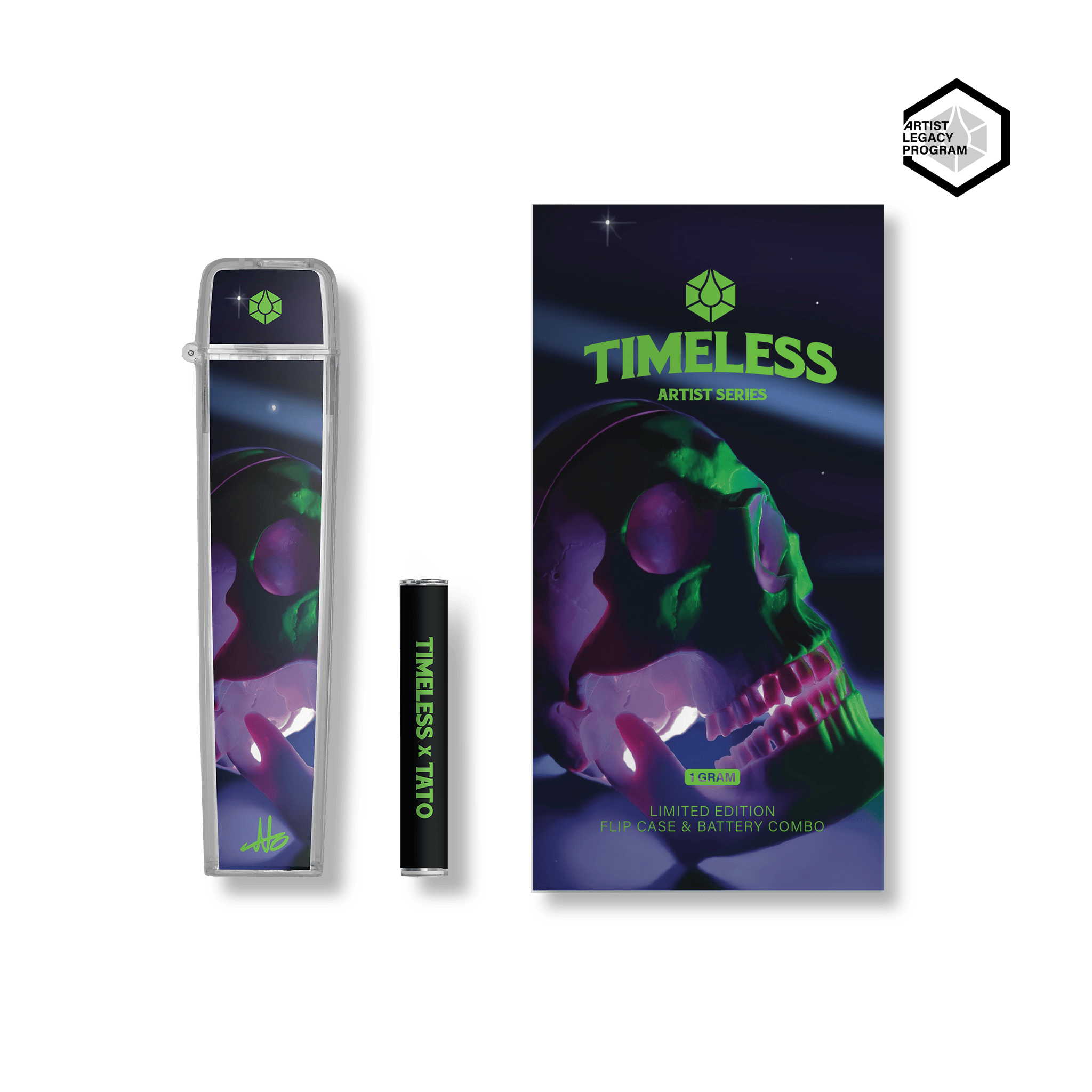 Timeless Vapes: Tato Caraveo Flip Case & Combo