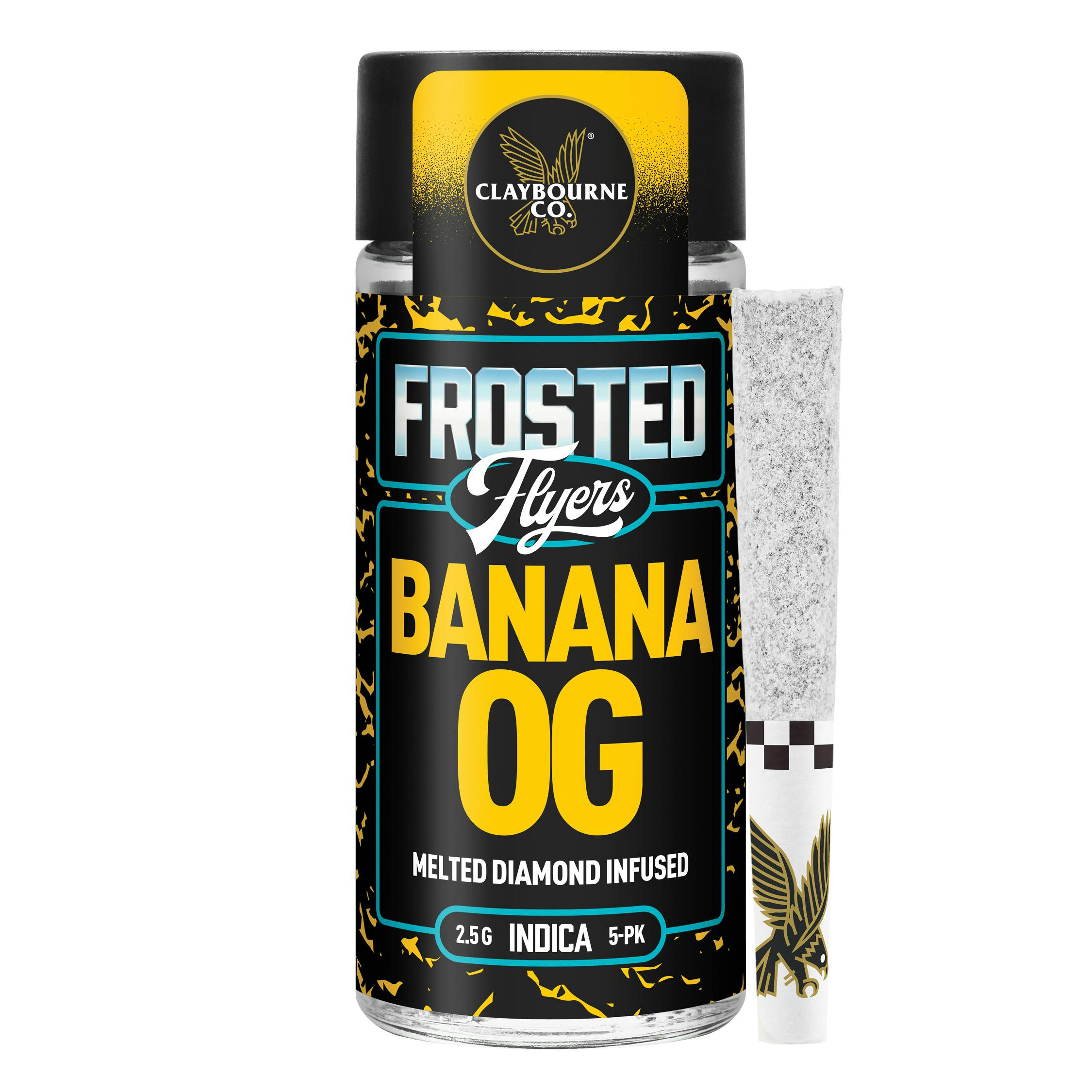 Banana OG (2.5g) - Diamond Frosted Flyers Pre-Rolls
