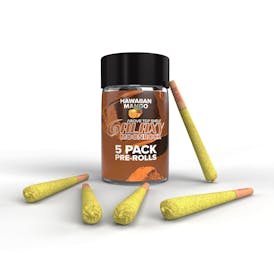 Hawaiian Mango Moonrock Preroll 5 Pack