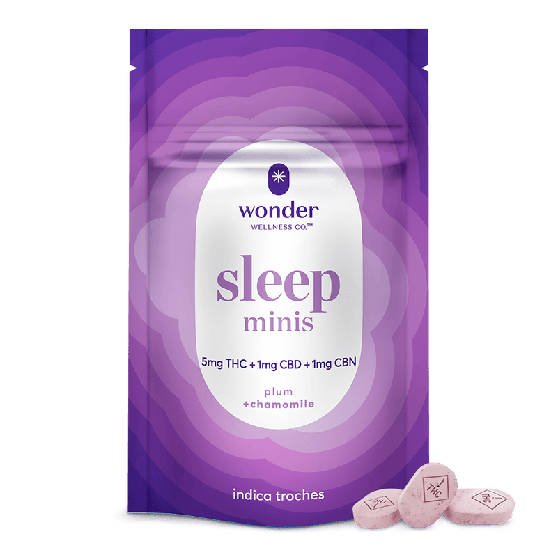 Sleep Minis | Plum 5:1:1 THC:CBD:CBN Mints | 200mg | 40ct | 5mg/ea