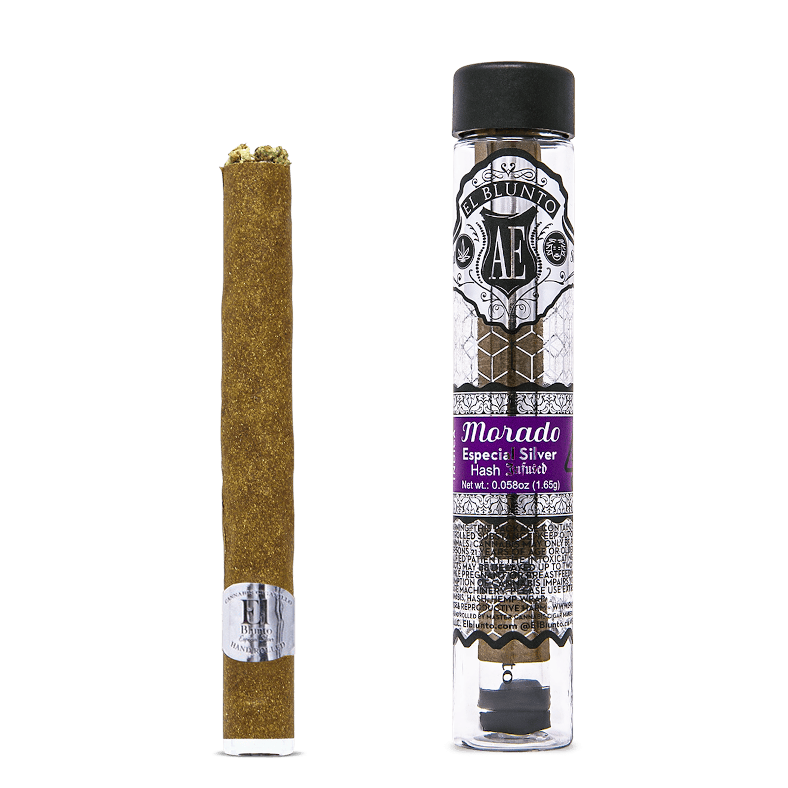 El Blunto Silver - Hash Infused - Morado - 1.65G