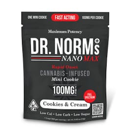 Cookies & Cream Fast-Acting Nano 100mg MAX Cookie