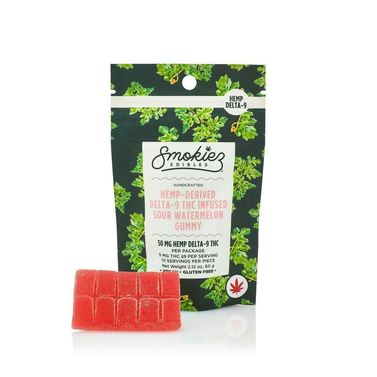 Watermelon Delta-9 Gummies | 50mg | Single