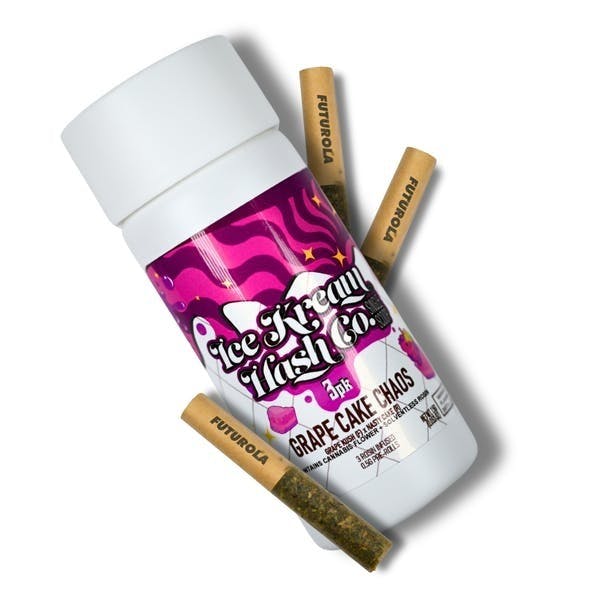 Grape Cake Chaos | Rosin Infused Minis | 0.5g each | 3pk by Ice Kream Hash Co.