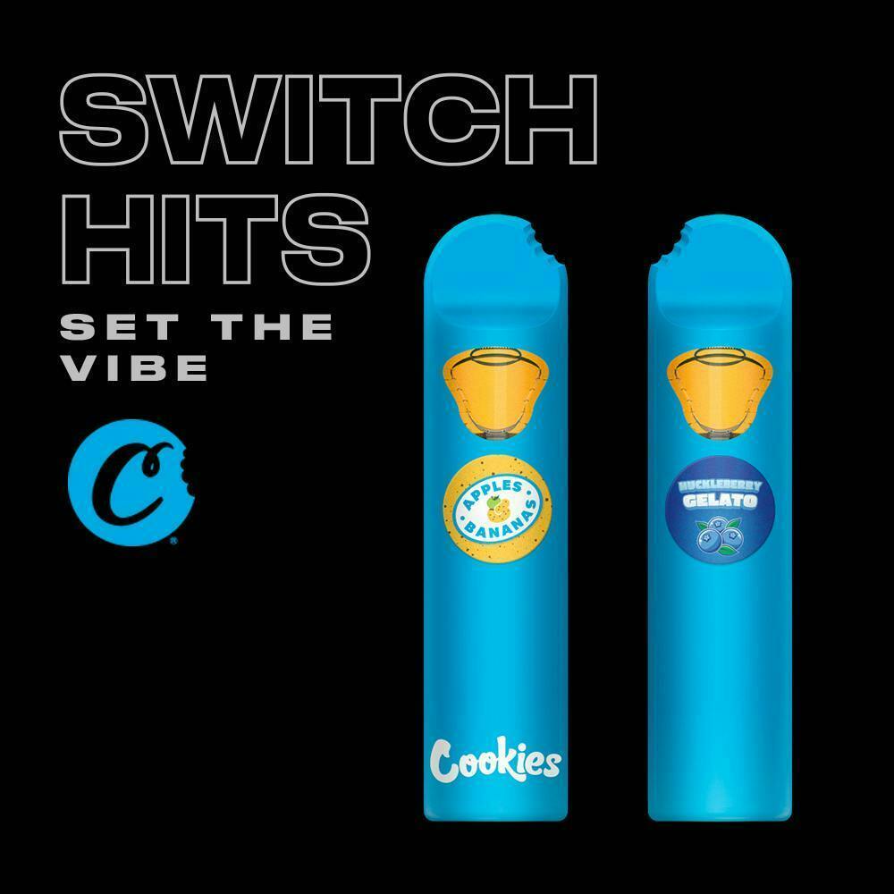Cookies 1G Dual Chamber Vape Apples & Bananas / Huckleberry Gelato Cookies