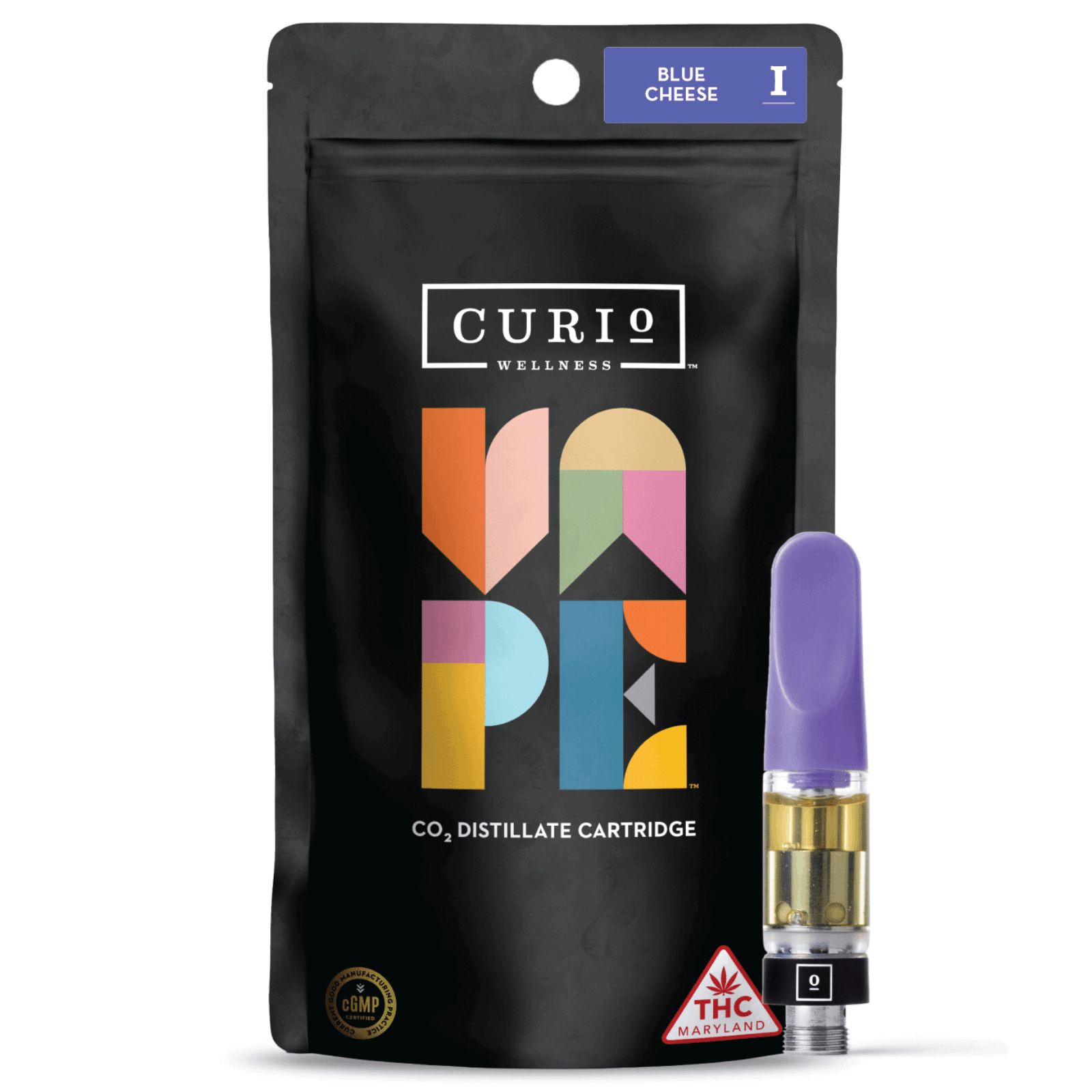 Blue Cheese Vape Cartridge [1g] Curio Wellness™