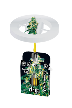 Drip 1g Cartridge (MED) - Green Crack (Sativa)