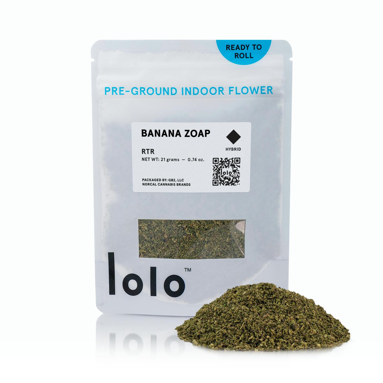 lolo Banana Zoap Indoor Ready To Roll 21g Weedmaps