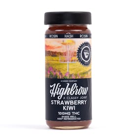 Highbrow Hash Rosin Strawberry Kiwi Drink 100mg - Medical