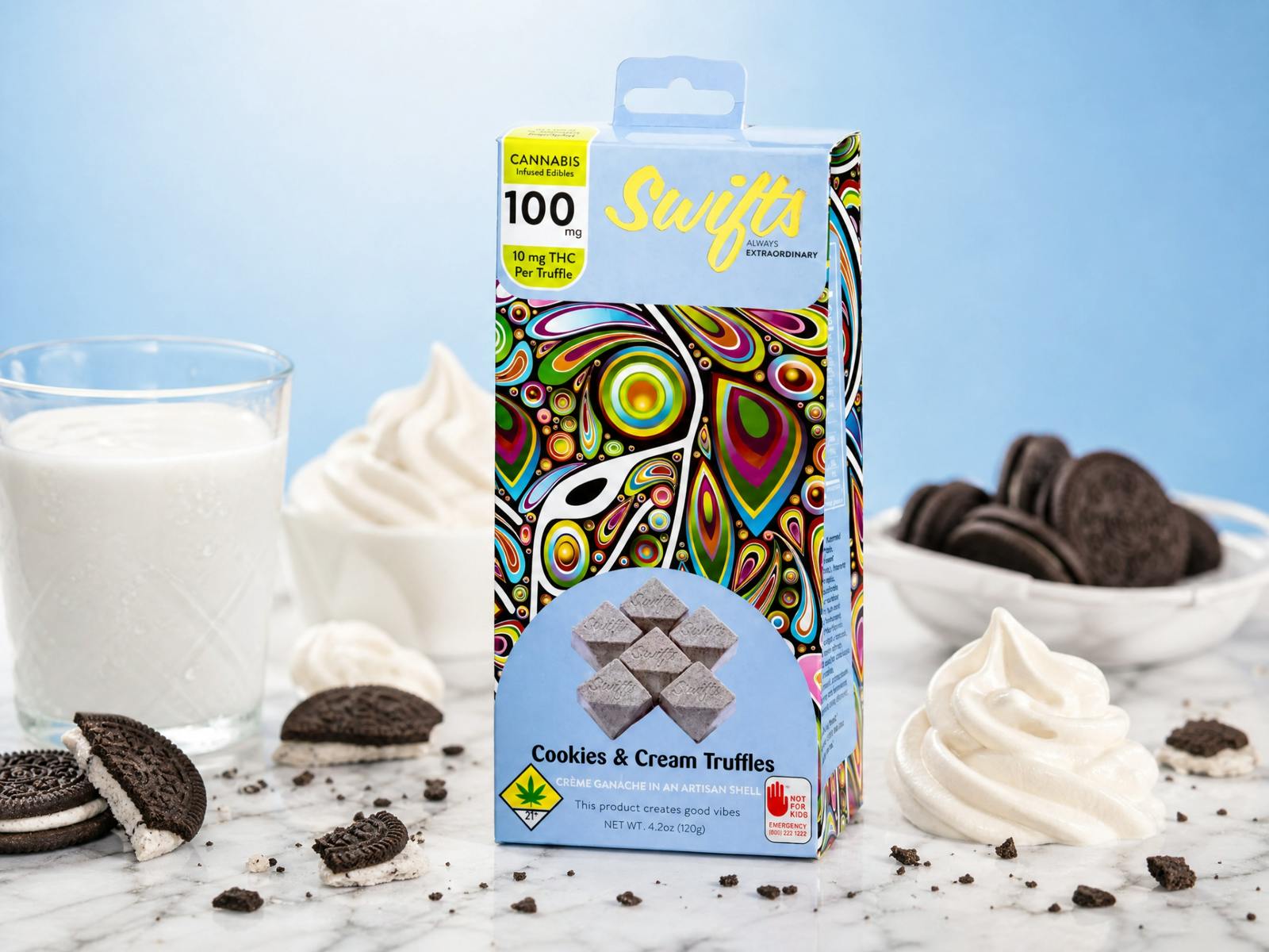 Swifts Truffle Cookies & Cream 100mg