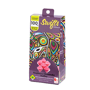 Swifts Edibles: Truffle Raspberry Cheesecake