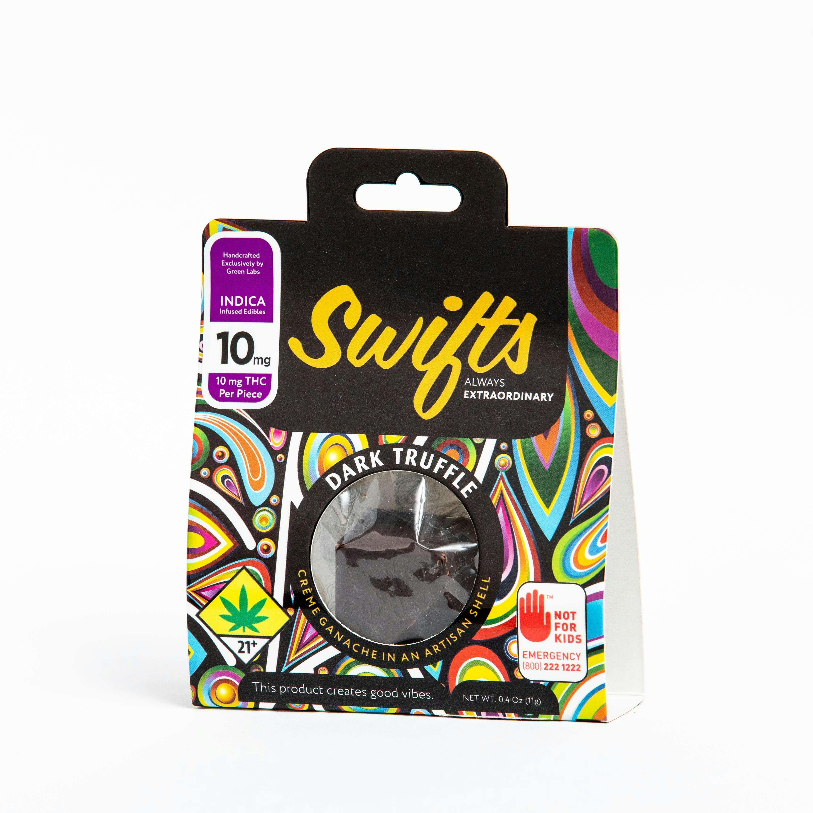 Swifts Truffle Dark Chocolate 10mg Indica