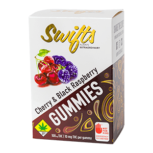Swifts Gummies Cherry and Black Raspberry by Swifts Edibles