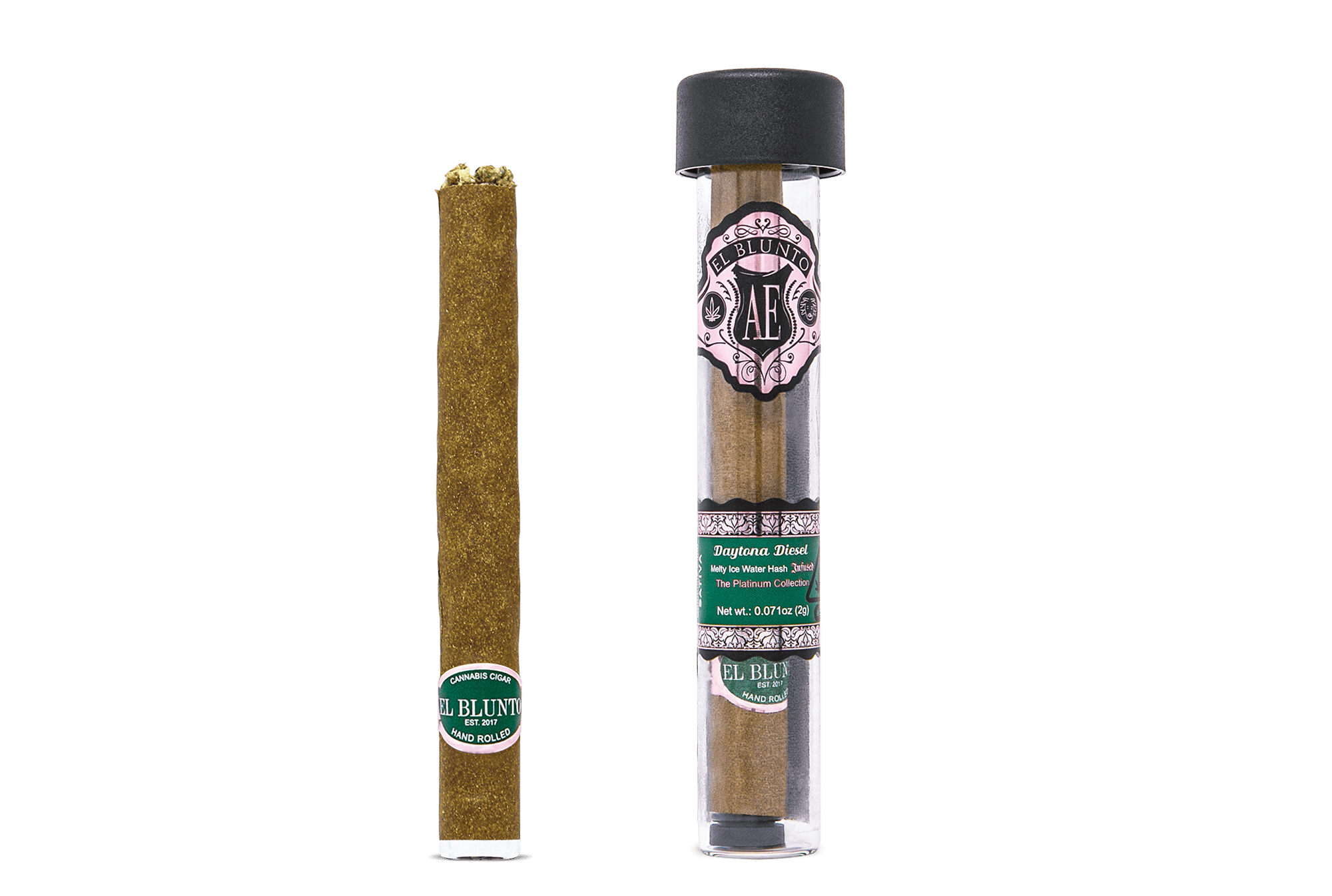 El Blunto - Daytona Diesel - 2G Cannabis Cigar - Hash Infused [Blunt] by El Blunto by Albert Einstone's