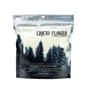Liquid Flower - Liquid Flower - Lavender Mineral Bath Soak - 160mg 16oz