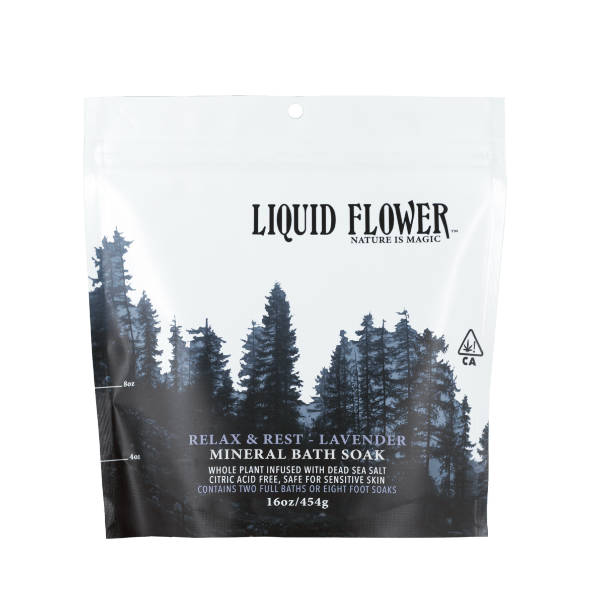 Liquid Flower | Lavender Mineral Bath Soak | THC:CBD 150mg:20mg