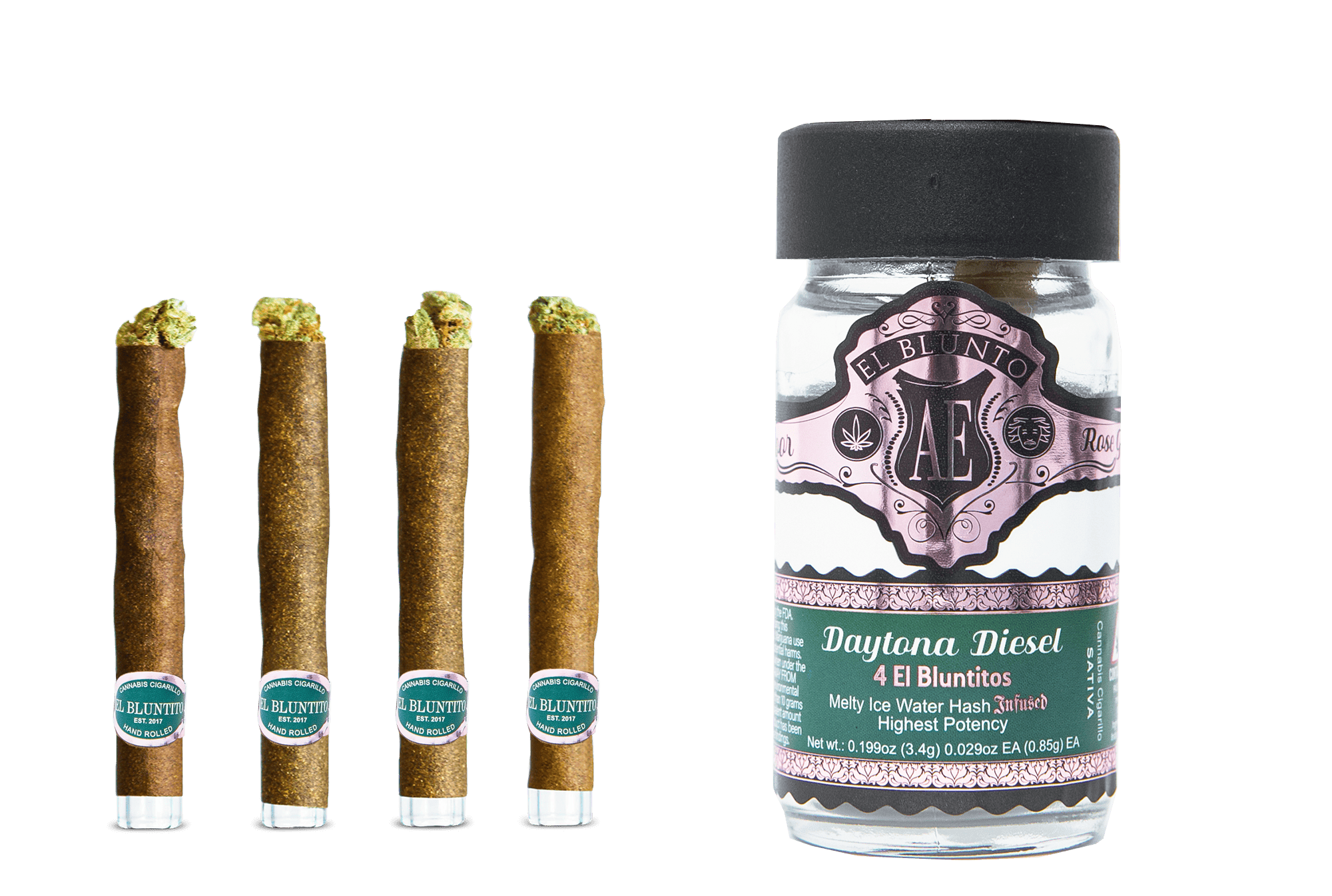 Bluntito Daytona Diesel .85g Hash