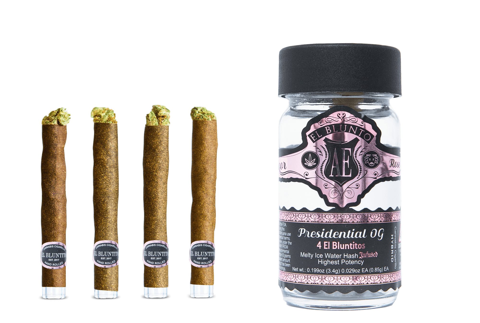 Bluntito Presidential Og .85g Hash