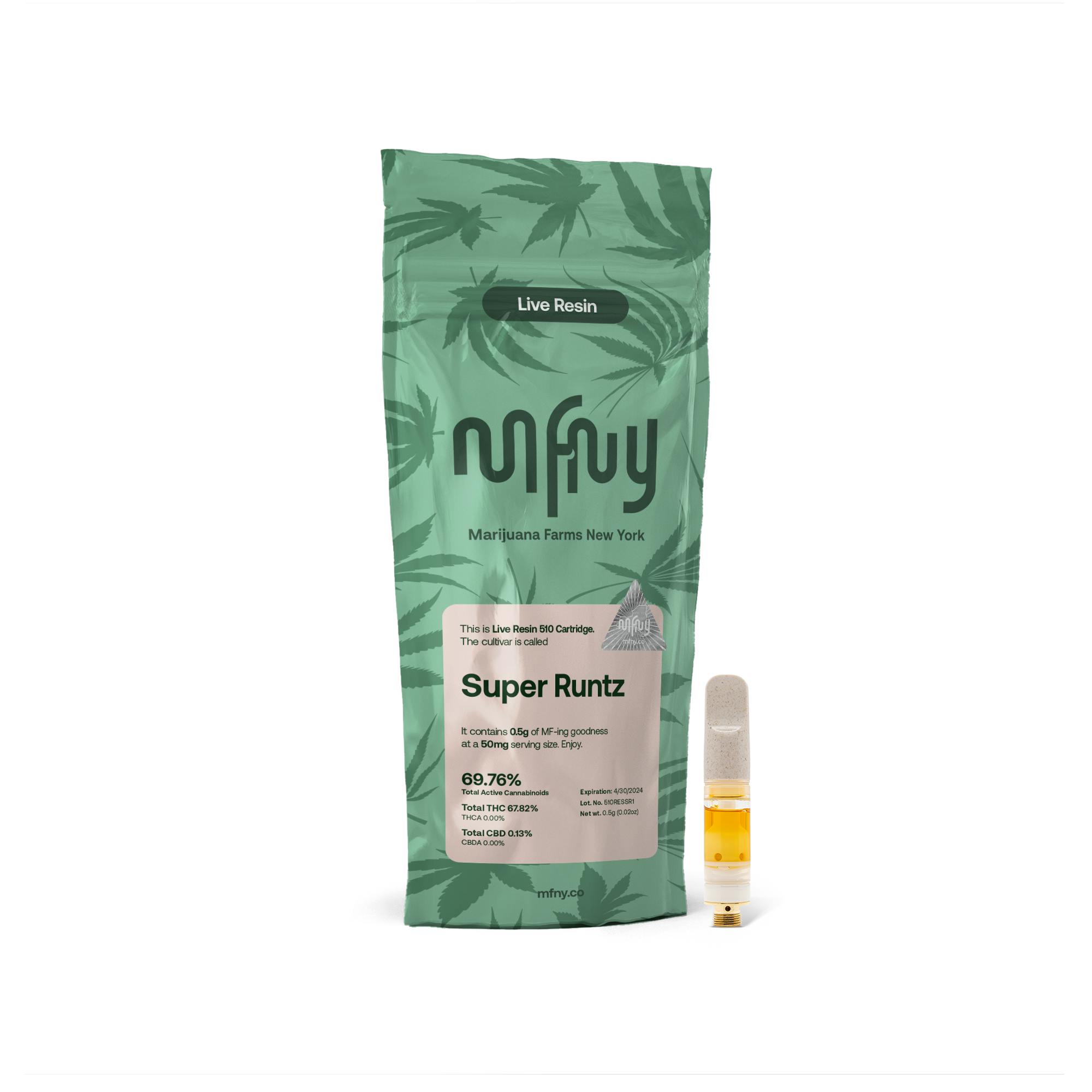 Super Runtz Live Resin Cart