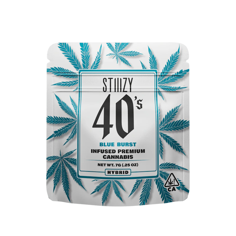 STIIIZY - BLUE BURST - 7G 40's Infused Flower, Flower