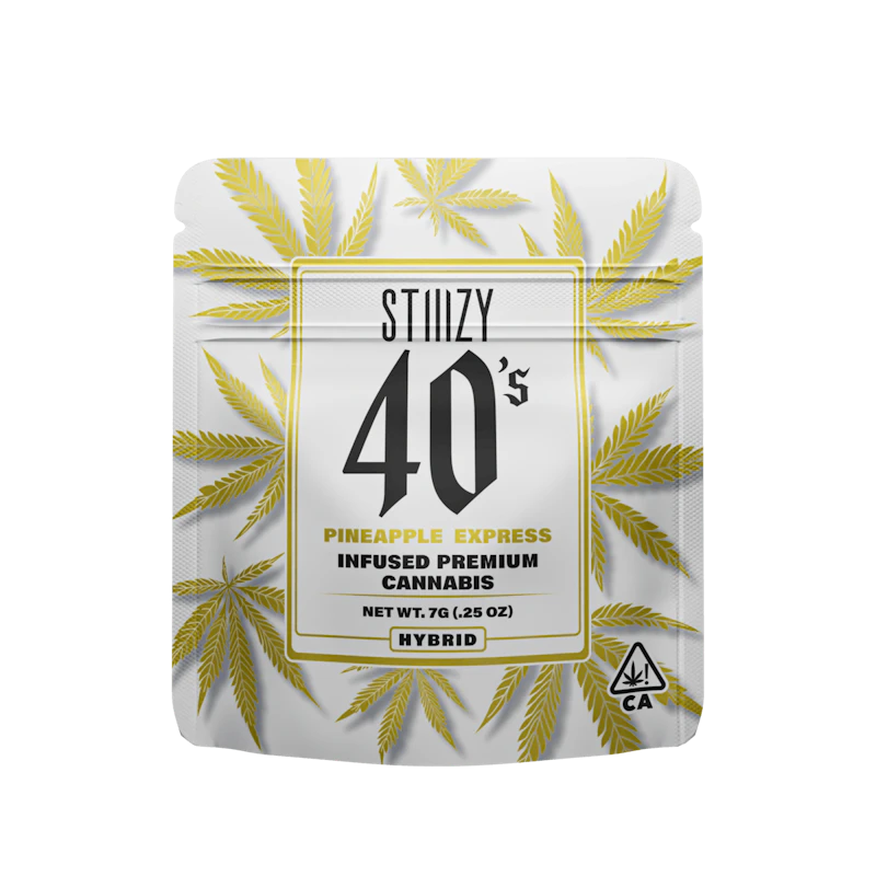 STIIIZY - PINEAPPLE EXPRESS - 7G 40's Infused Flower, Flower