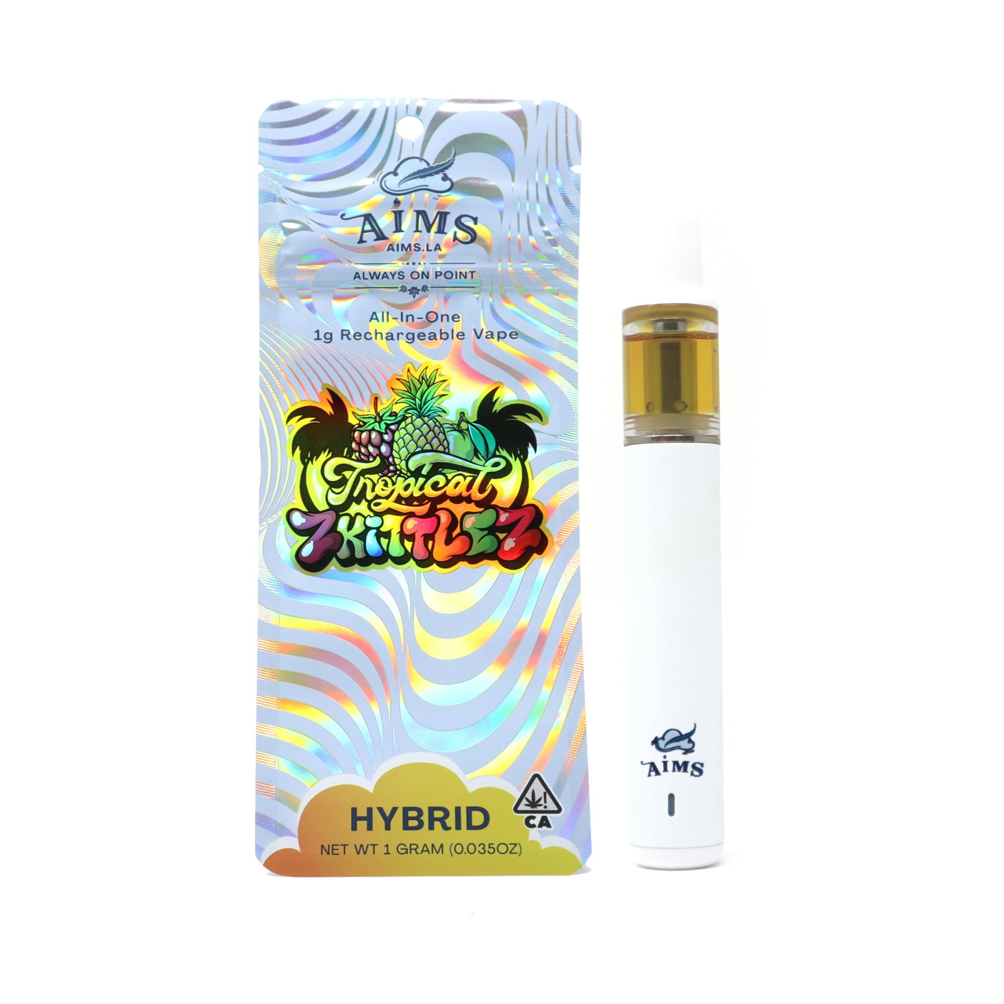Aims Horticulture AIMS - Tropical Zkittlez Disposable Vape 1g | Weedmaps