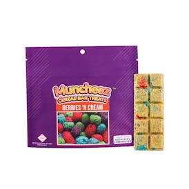 Muncheez | Berries 'N Cream Cereal Bar | 1000mg | MED