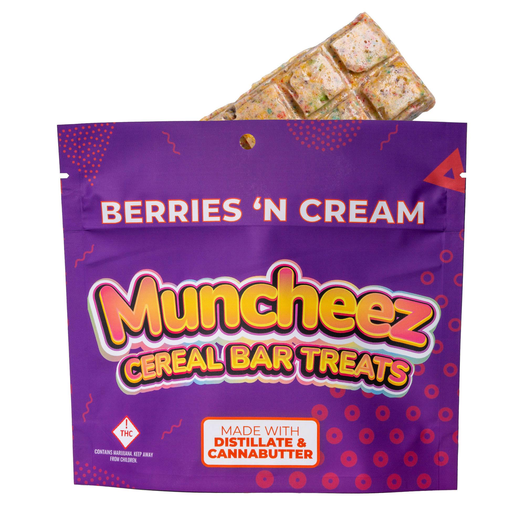 MED Muncheez | Berries 'N Cream Cereal Bar | 1000mg by Muncheez